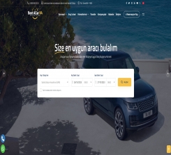 Hazır Rent a Car Sitesi 4 Php Oto Kiralama Sitesi