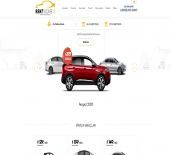 Hazır Rent a Car Sitesi 3 Araç Kiralama PHP Scripti